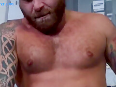 Riley Mitchell - Gets Help With His Morning Wood