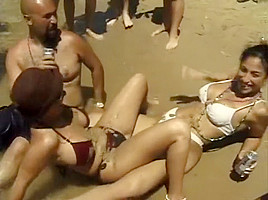 Ron Jeremy is enjoying all the eye candy as they show off their stuff for him