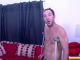 Rosario Stone show her medium tits perfect ass Blowjob Injured Men