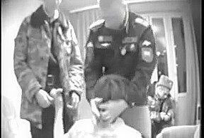 Russian soldiers get blown