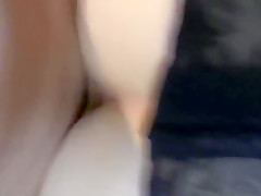 SCREAMING WHORE teen 18+ TAKES BIG WHITE DICK