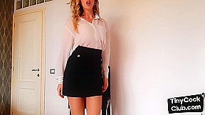 SPH solo babe humiliates smallcock lads in dirty talking vid