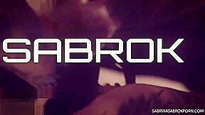 Sabrina Sabrok sloppy deepthroat in sexy glasses