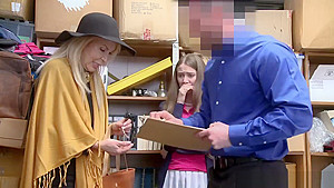 Samantha Hayes and her Grandma Erica Lauren gets banged by officers dick