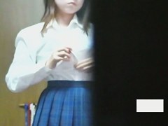 Sassy girl masturbates before dreaming on hidden cam