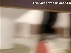 Secretly watching a college girl pee