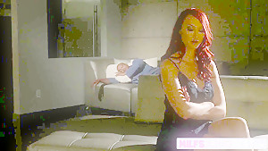 Seductive redhead milf Kendra James plays with Kira Noir