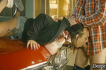 Seth & Gabbie Fuck On Car Hood While Her Bf With Ryan Mclane, Gabbie Carter And Seth Gamble