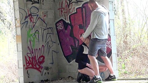Sexy Arab fucked by atop bear outdoor - CrunchBoy