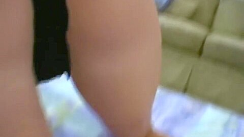 Sexy Blonde Tugging On Hard Cock