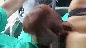 Sexy European teen 18+ gets fucked in van