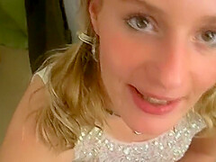 Sexy German Beauty Adores Getting Double Cumshot