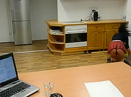 Sexy German Secretary with Big Tits Likes To Be Good Fucked