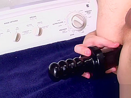 Sexy Kelan Carr using sex toys in his ass while jacking off