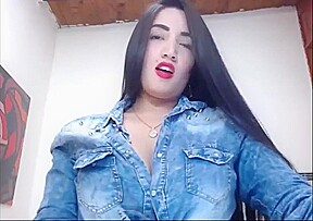 Sexy long haired colombian striptease long hair hair 1