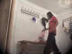 Sexy tan lined ass on the changing room movie