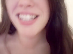 Shaky Cellphone Video Pink Hairy Pussy Spread Lush 2 Loud Gspot Orgasm