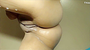 She unleashes a small river of hot squirting