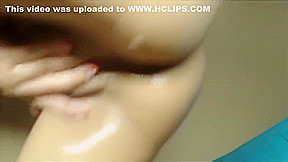 She unleashes a small river of hot squirting
