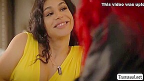 Shemale Foxxy Rimjob And Butt Fucks Her Ts Wife With Eva Maxim