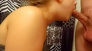 Shh    Sucking Cock in the Bathroom