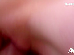Silvia Has Her Old Pussy Stretched Outside By Fat Cock