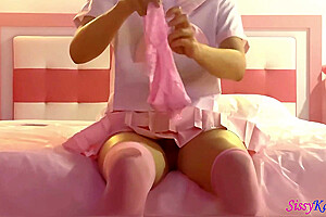 Sisk Feminization Training With Cutie Pinky Seifuku Ep4: Anal Plug