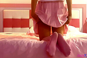 Sisk Feminization Training With Cutie Pinky Seifuku Ep4: Anal Plug