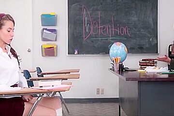 Skinny Is Fucked To Orgasm By Teacher