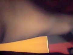 Skinny girl piddles in her black pantyhose