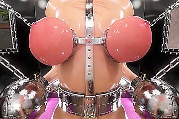 Slaves In Metal Bondage Dominated!