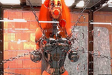 Slaves In Metal Bondage Dominated!