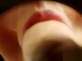 Slimed gloryhole slut