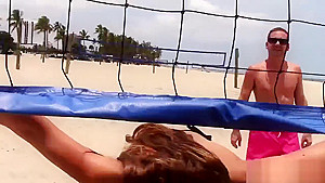 Slut volleyball teens 18+ got banged in a outdoor group sex
