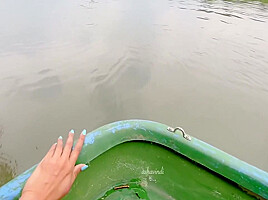 Slutty Desi teen 18+ Masturbate In A Rever Fishing Boat 11 Min
