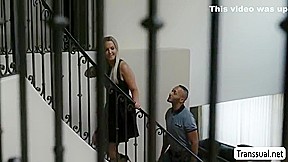 Slutty Tbabe Tries Sucking Dudes Bigcock
