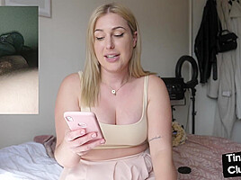 Solo SPH amateur femdom British babe talks humiliative
