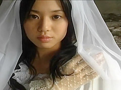 Sora Aoi Asian Model Is Showing Off Her Excellent Body In A Wedding Dress