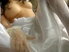 Sora Aoi Asian Model Is Showing Off Her Excellent Body In A Wedding Dress