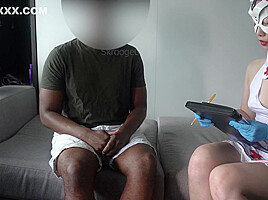 Sperm Bank - Bnwo Chinese Nurse Milks Bbc For A Cum Donation