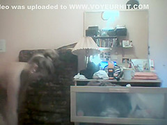 Spying nude Step sister searching for panties