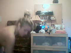 Spying nude Step sister searching for panties