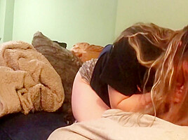 Step Sister Catches Me With Hard On