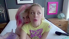 Step daughters tease Step daddy