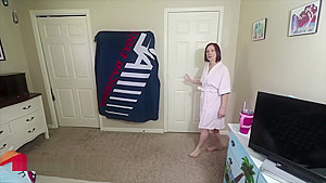 Step mom Encourages Her Stepsons Panty Addiction