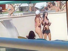 Step mother spied nude in the shower