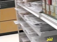 Store sharking encounter with slender marvelous slag being totally surprised