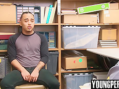 Straight Latino Perp Detained And Ass Fucked By Officer
