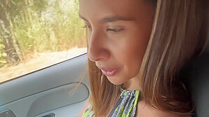 Stranger Interrupted My Hike And Drove Me To Fuck In The Mountains  Pov Blowjob & Doggy