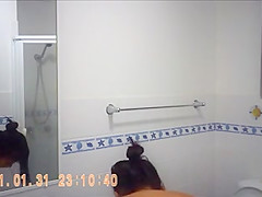 Stunning Girl Spied In Bathroom
